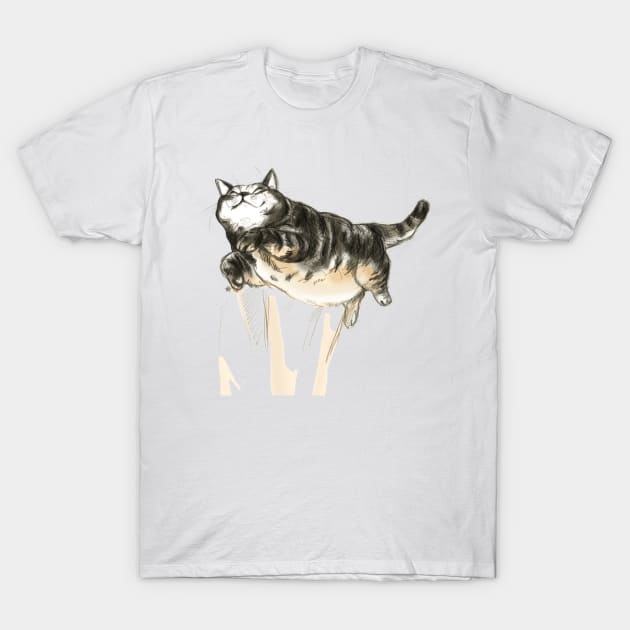 Solar-Powered Chonk T-Shirt by AlexandraBowmanArt